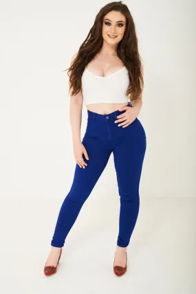 LONG Blue Skinny Jeans Ex Brand