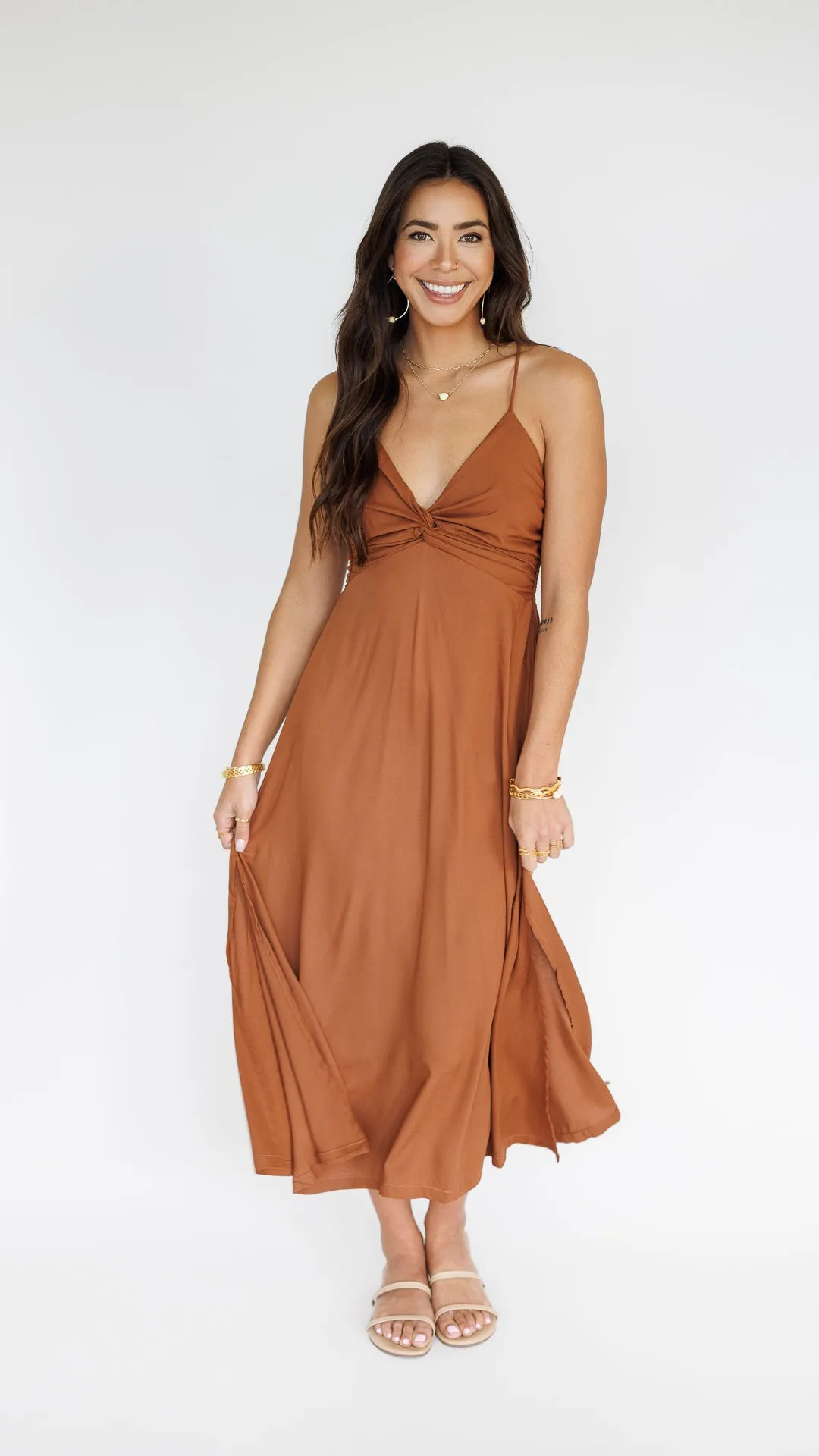 Lorena Dress / Cocoa