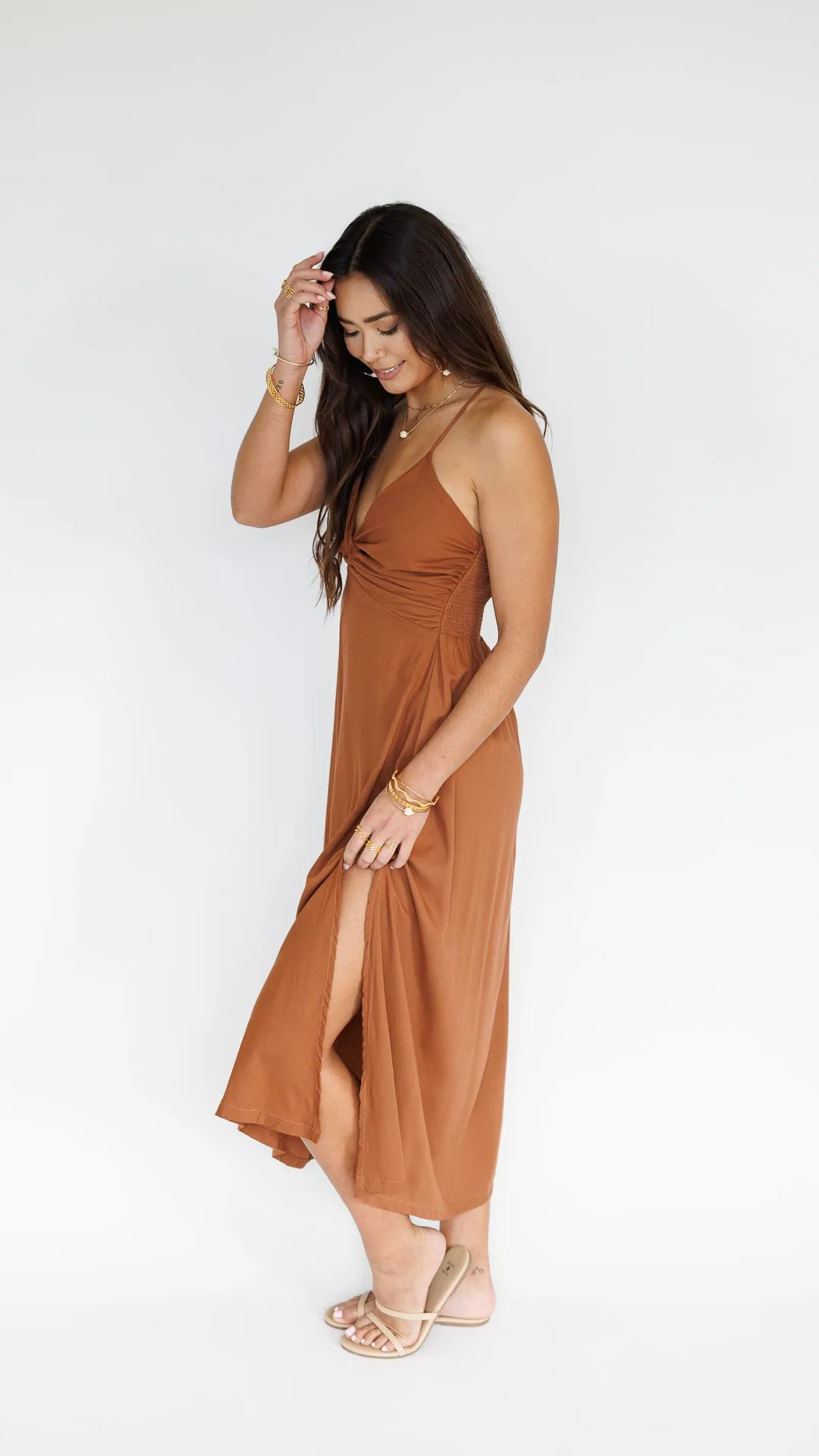 Lorena Dress / Cocoa