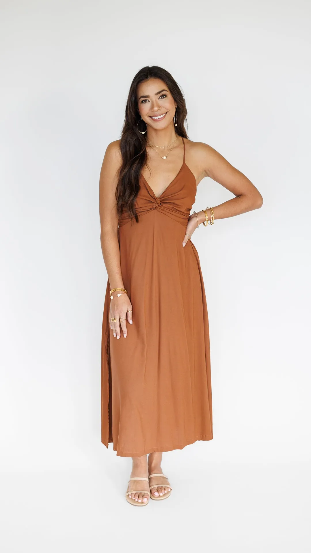 Lorena Dress / Cocoa