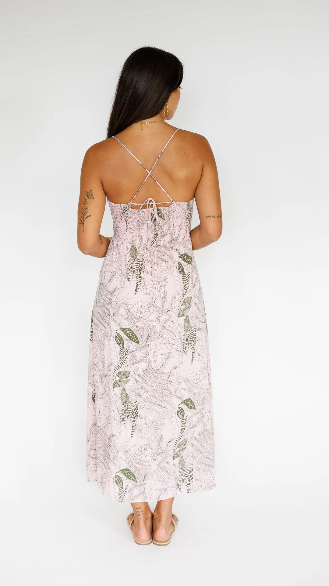 Lorena Dress / Flora Blush