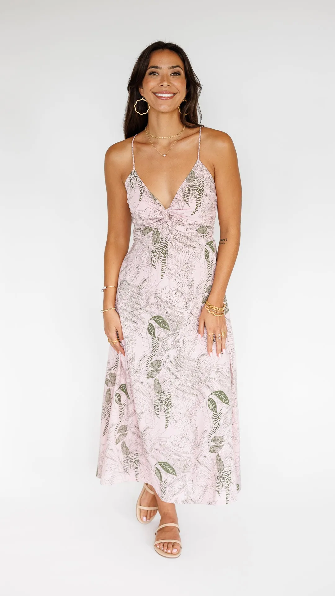 Lorena Dress / Flora Blush