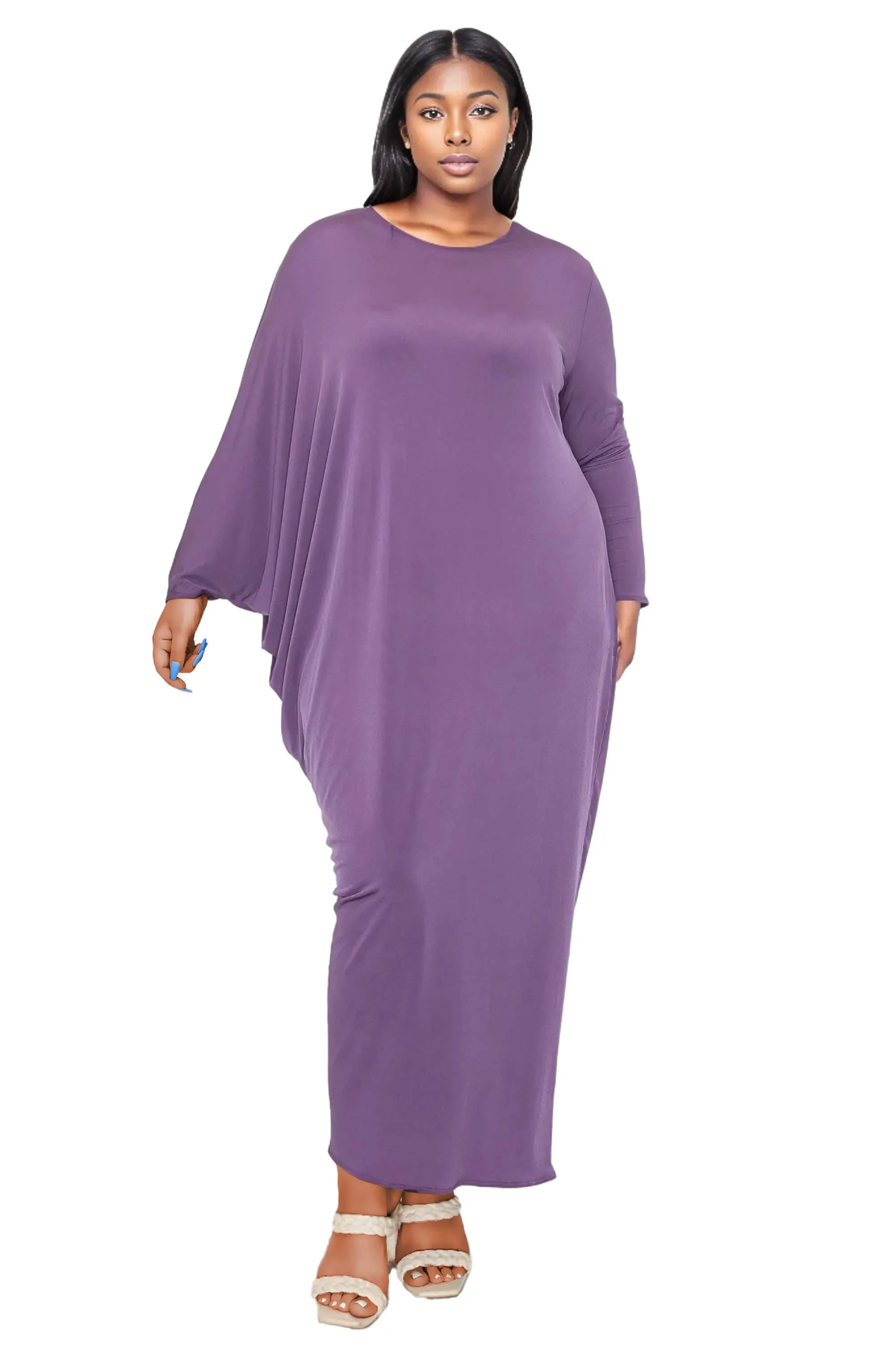 Louella Asymmetrical Maxi Dress