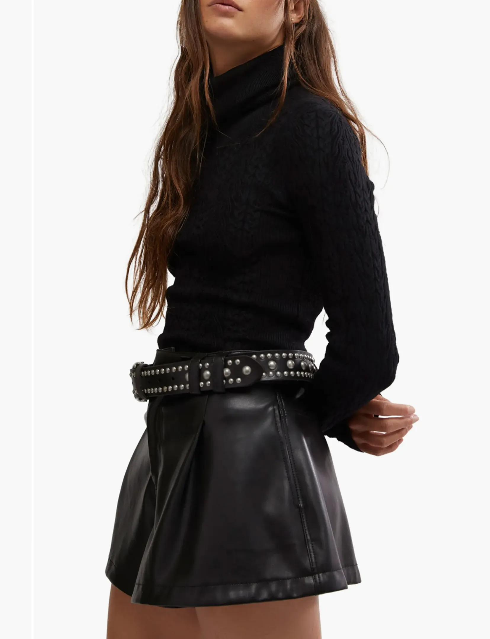 Maddie Turtleneck, Black