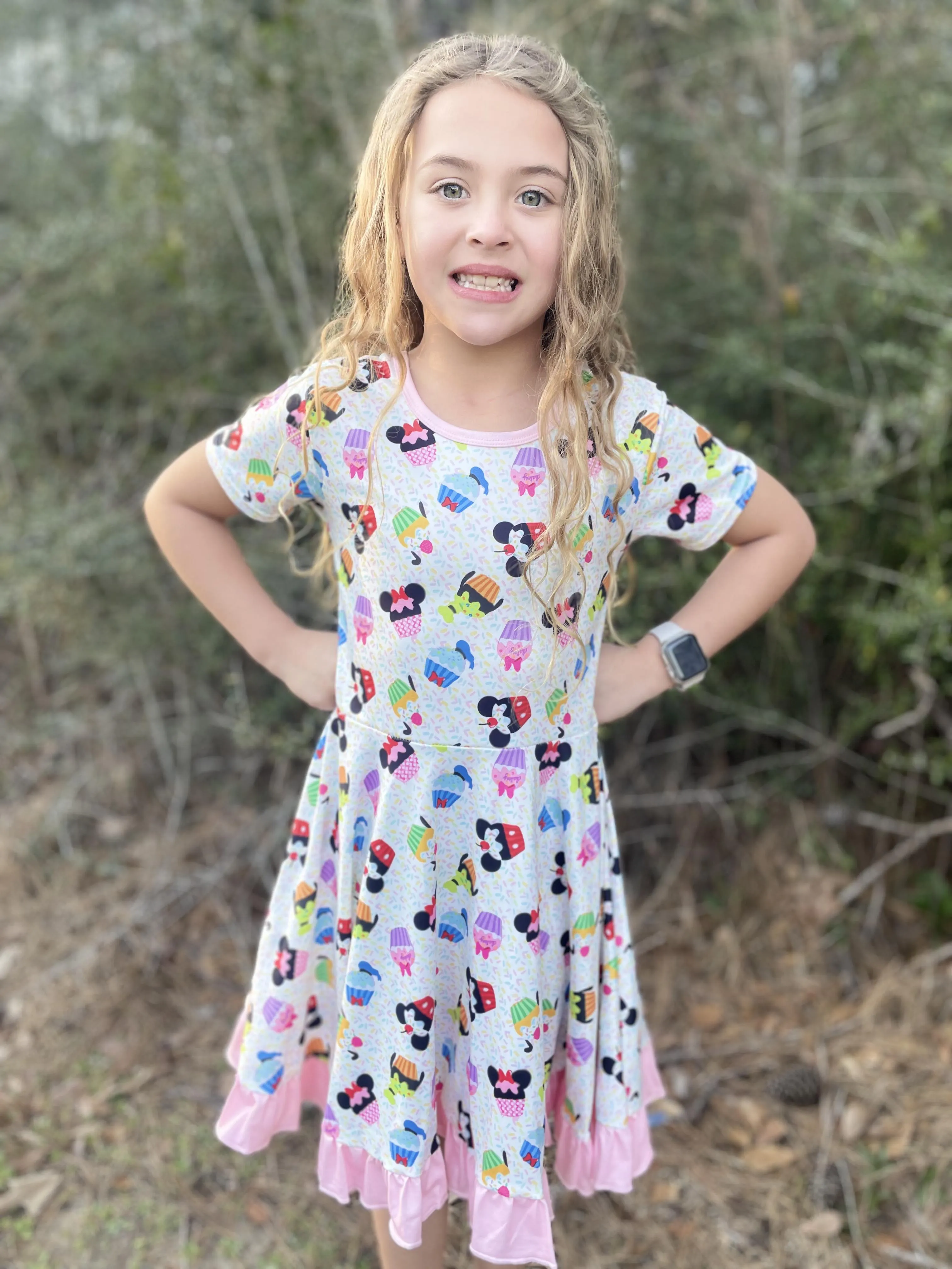 MAGICAL CUPCAKES TWIRL DRESS