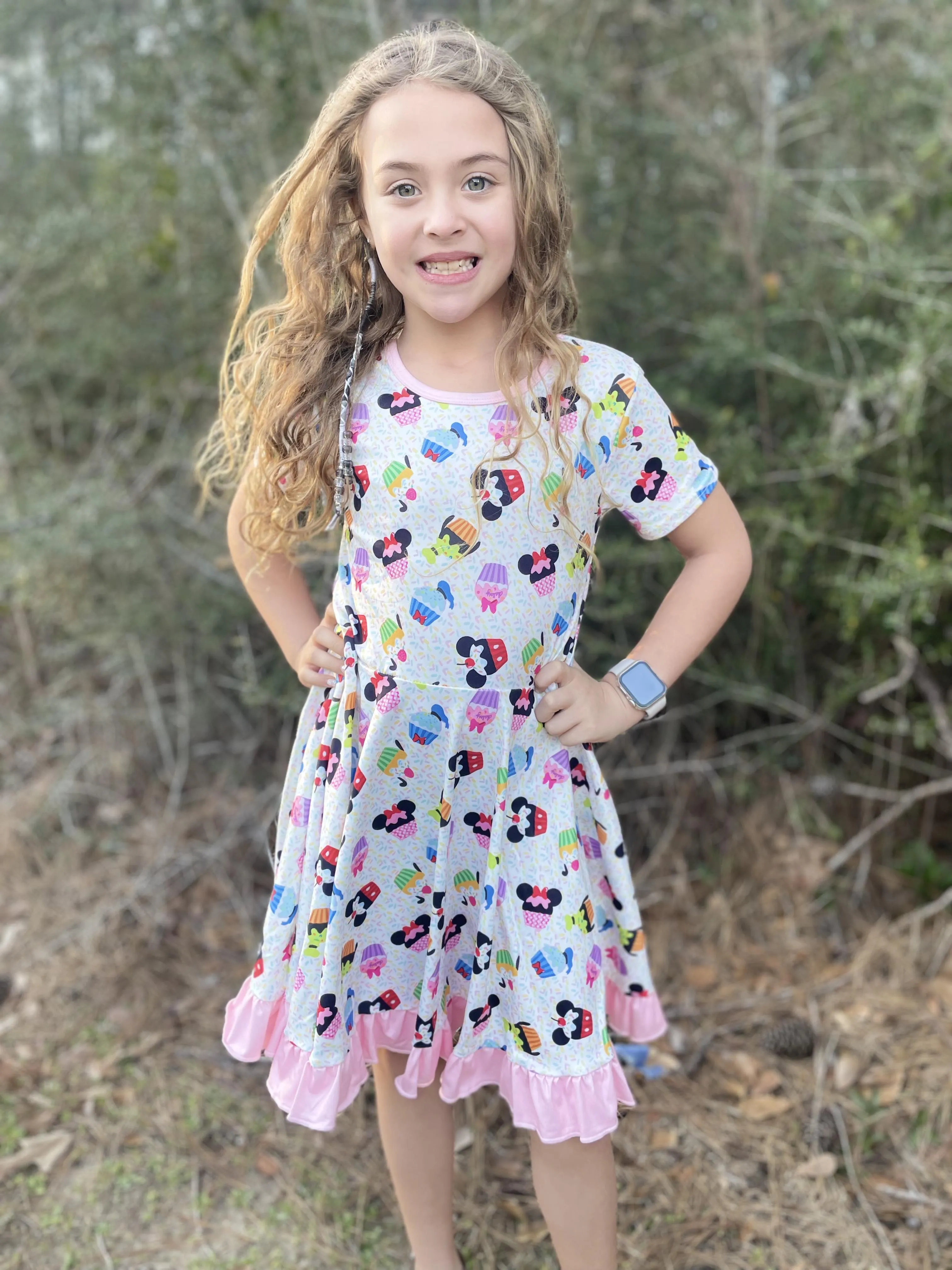 MAGICAL CUPCAKES TWIRL DRESS