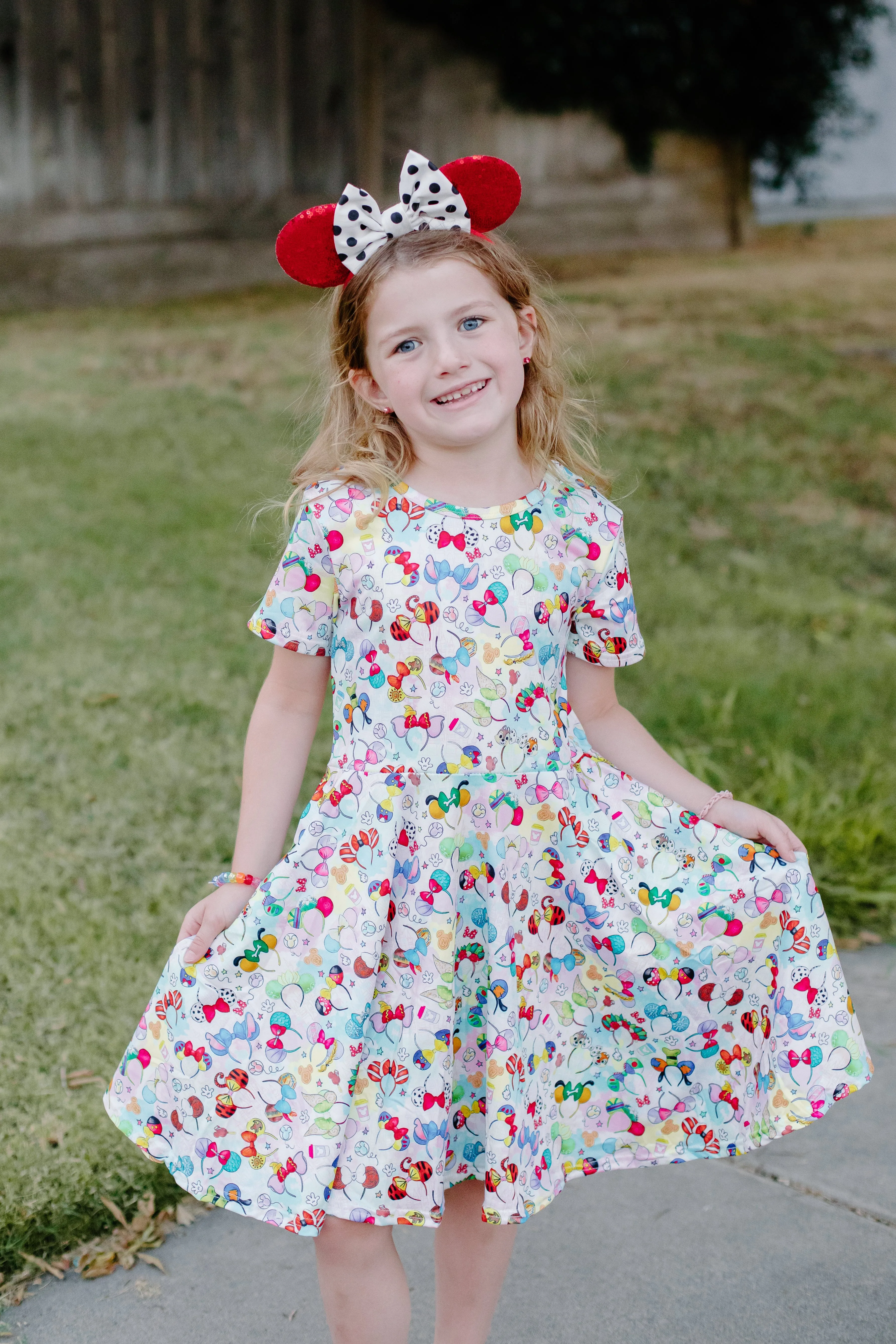 MAGICAL HEADBAND TWIRL DRESS