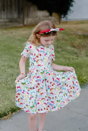 MAGICAL HEADBAND TWIRL DRESS