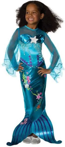 Magical Mermaid Girls Costume