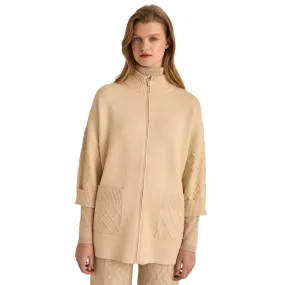 Marina V Cape with Pockets Ivory