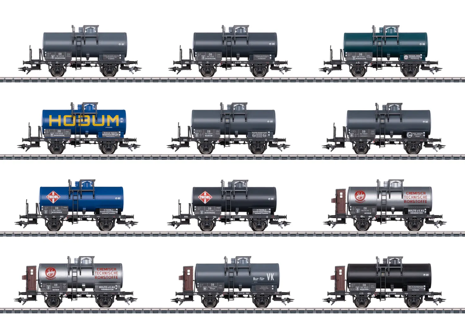 Marklin HO 00719 Two-Axle Tank Car Display with Two Wheelsets  2025 New Item