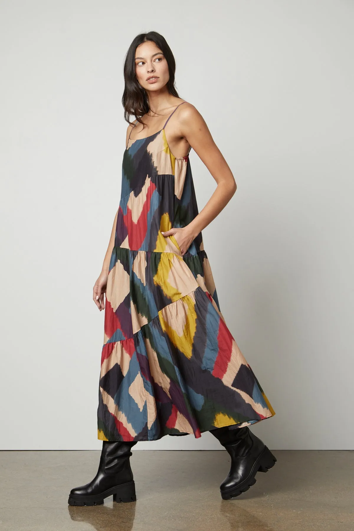 MARYANN PRINTED MAXI DRESS