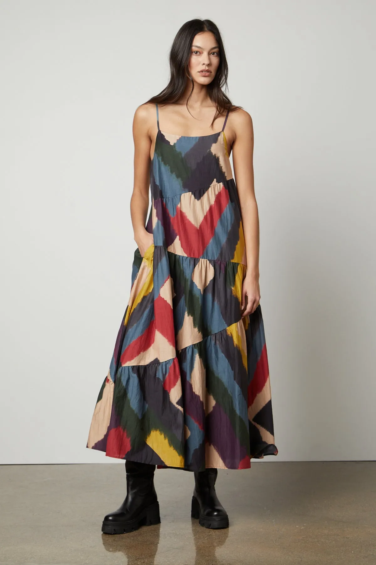 MARYANN PRINTED MAXI DRESS