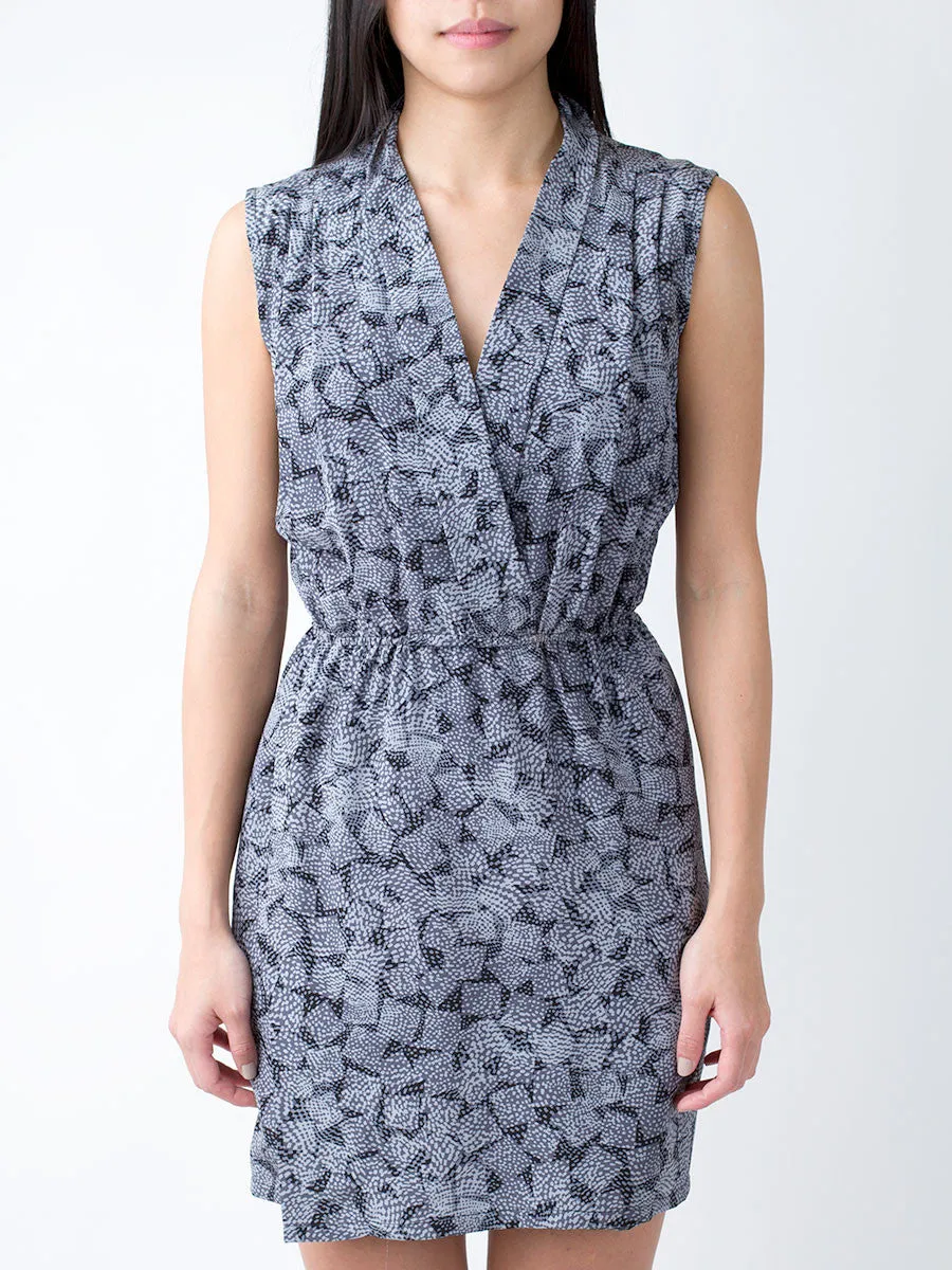 Michelle Asymmetrical Wrap Dress