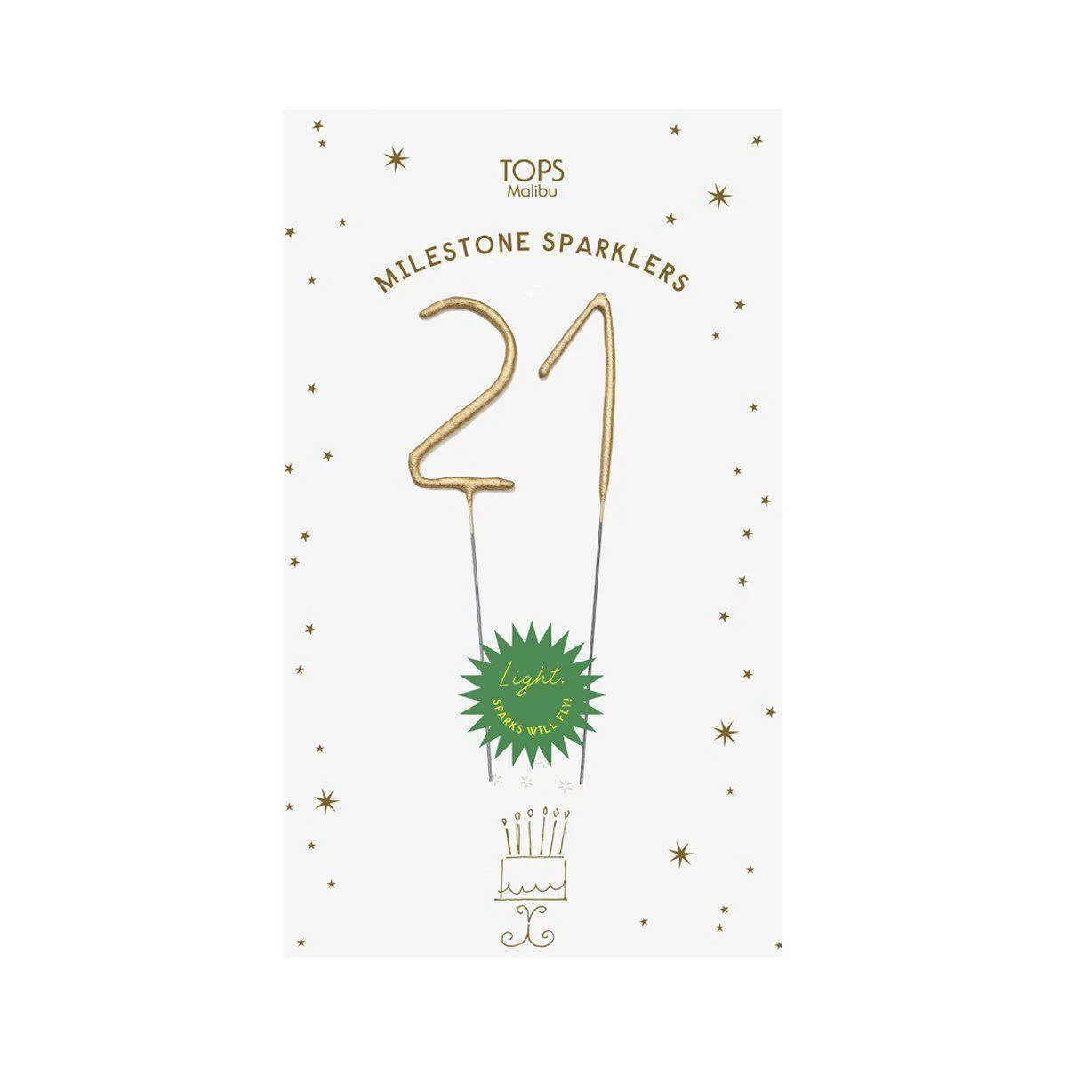 Milestone Sparkler Candle