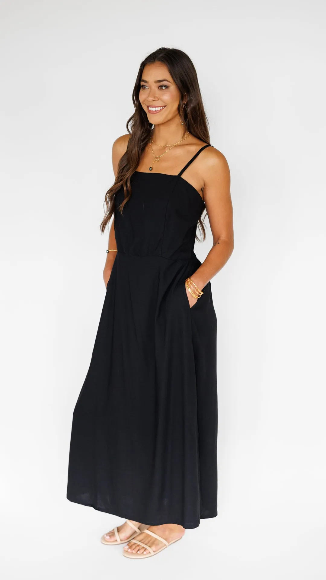 Mirella Dress / Solid Black