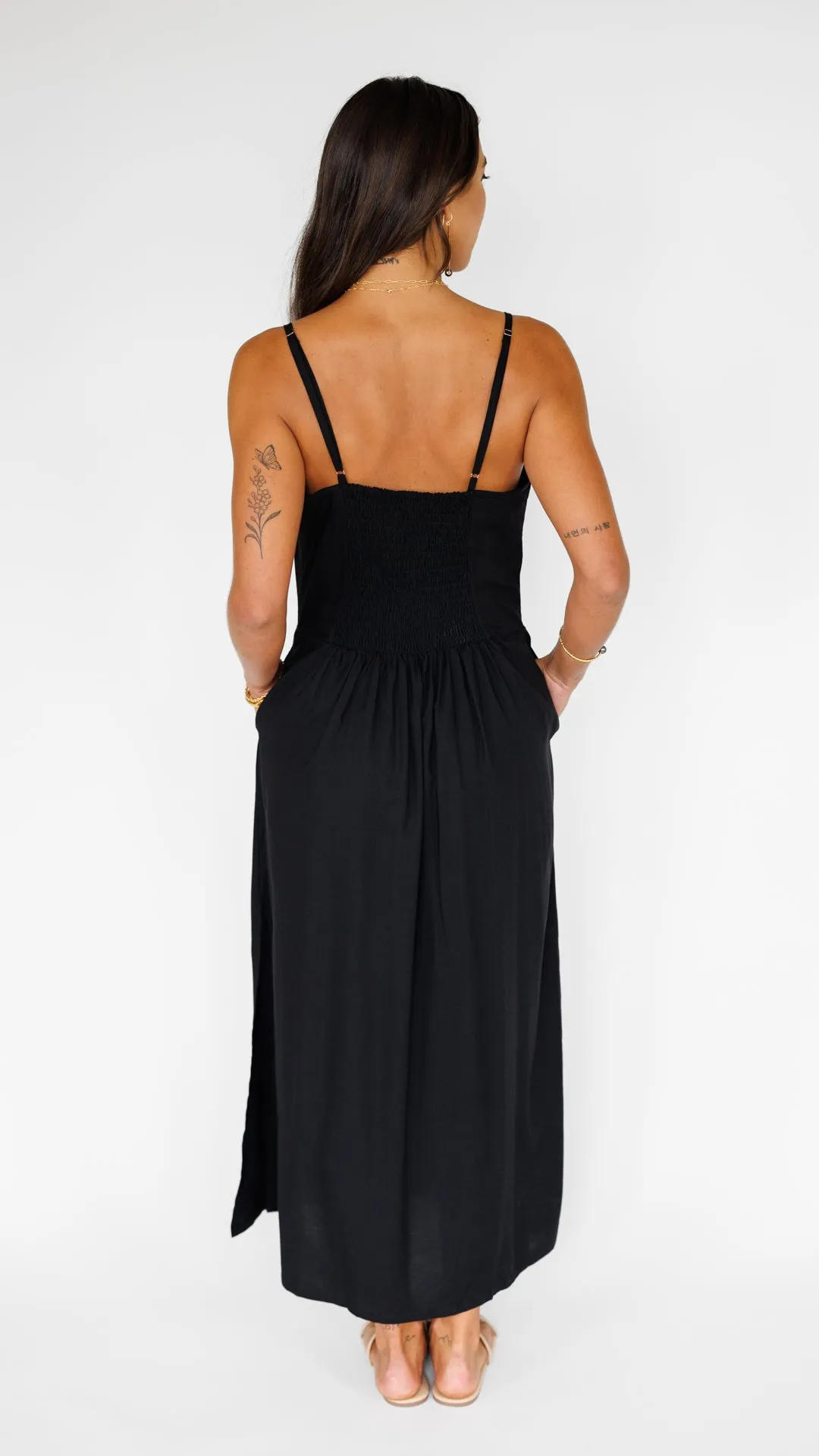 Mirella Dress / Solid Black