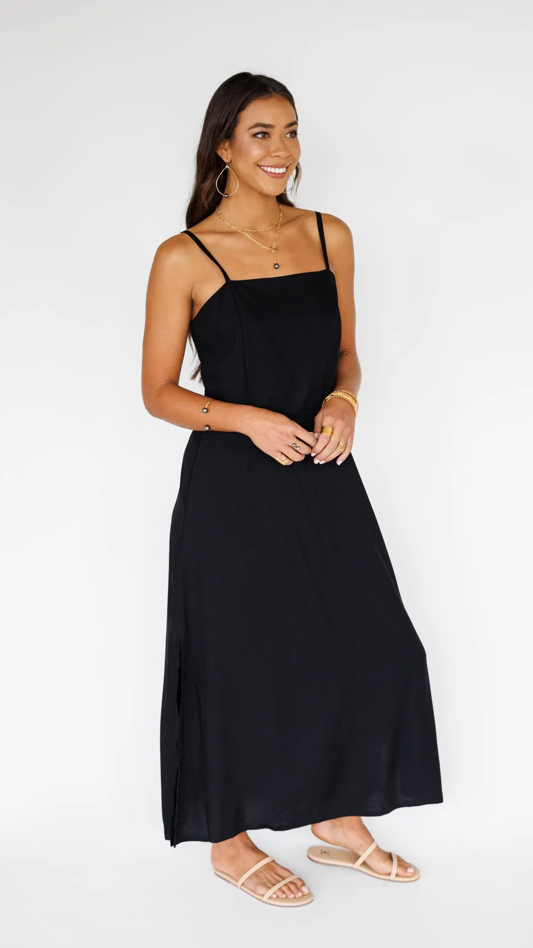 Mirella Dress / Solid Black