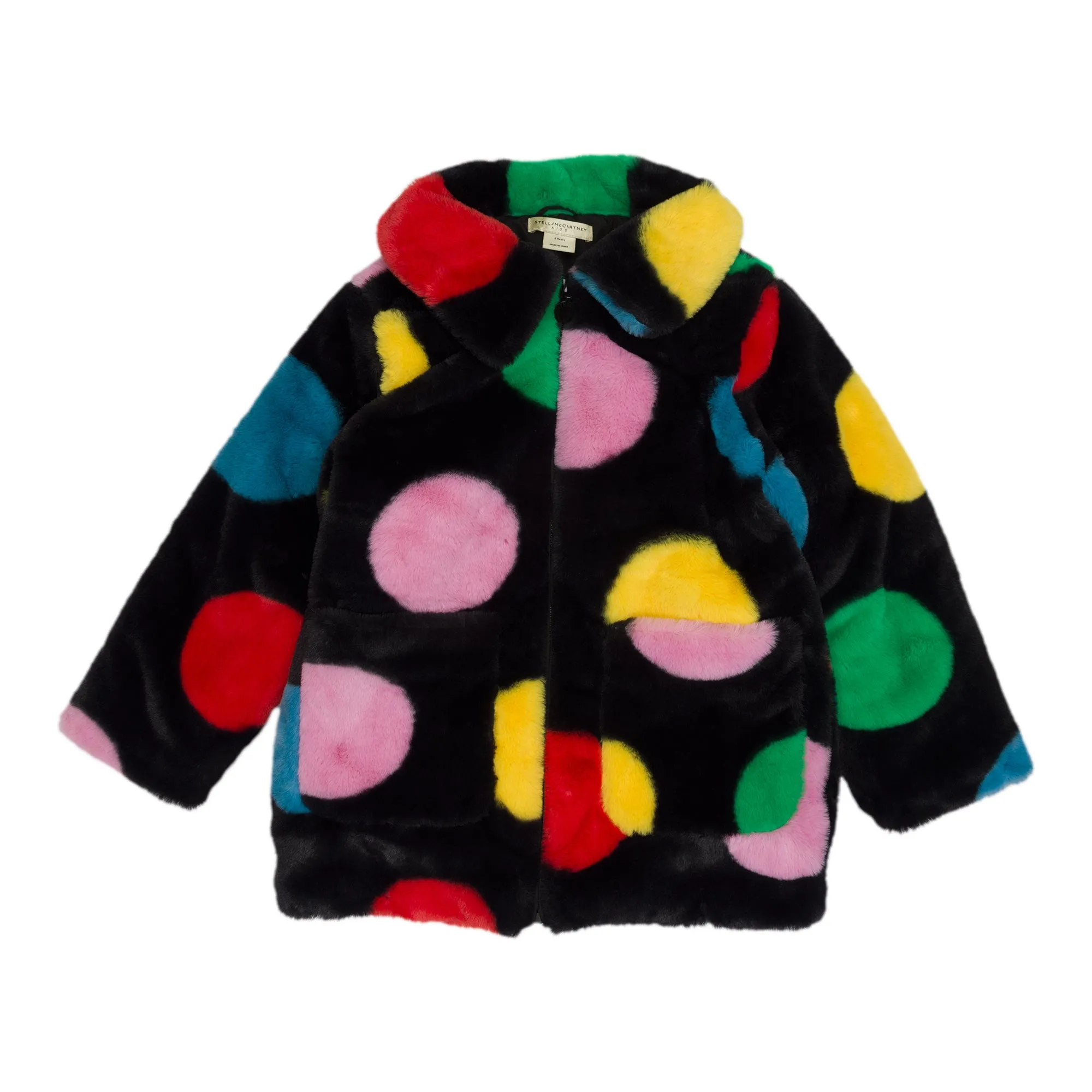 Multicolor Polka Dot Coat