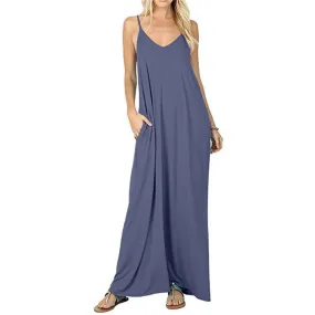 North Shore Pocketed Maxi Dress