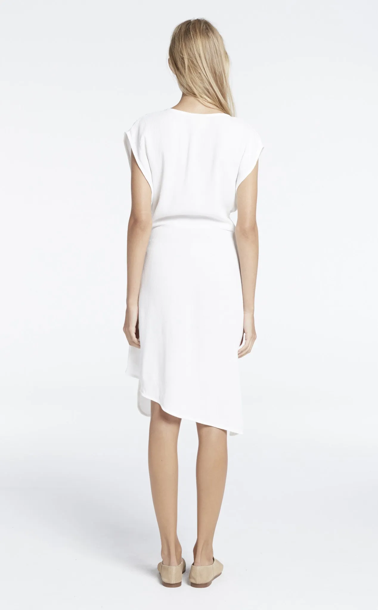 Northerly Wrap Dress- White