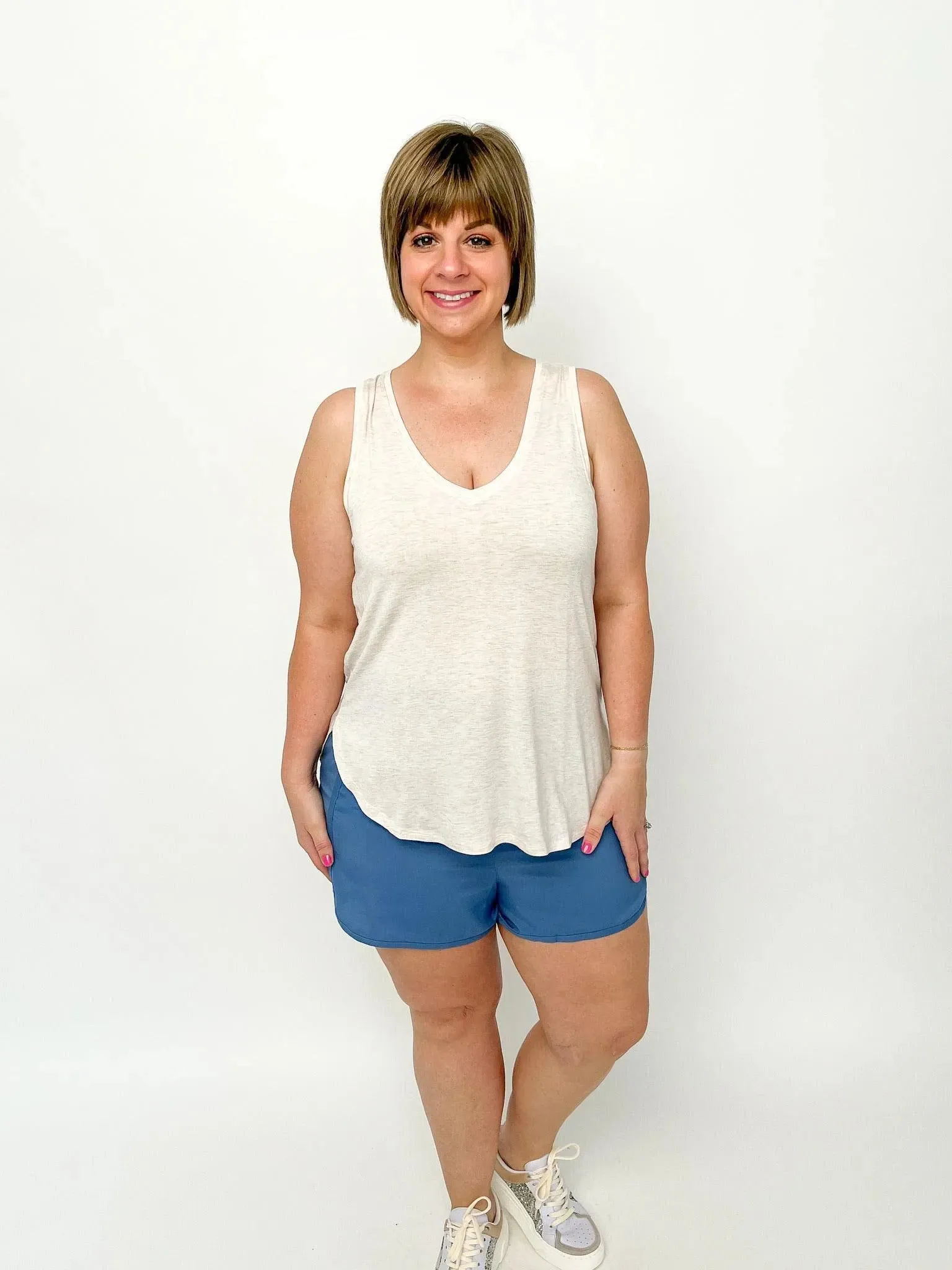 Oatmeal Sleeveless Tank