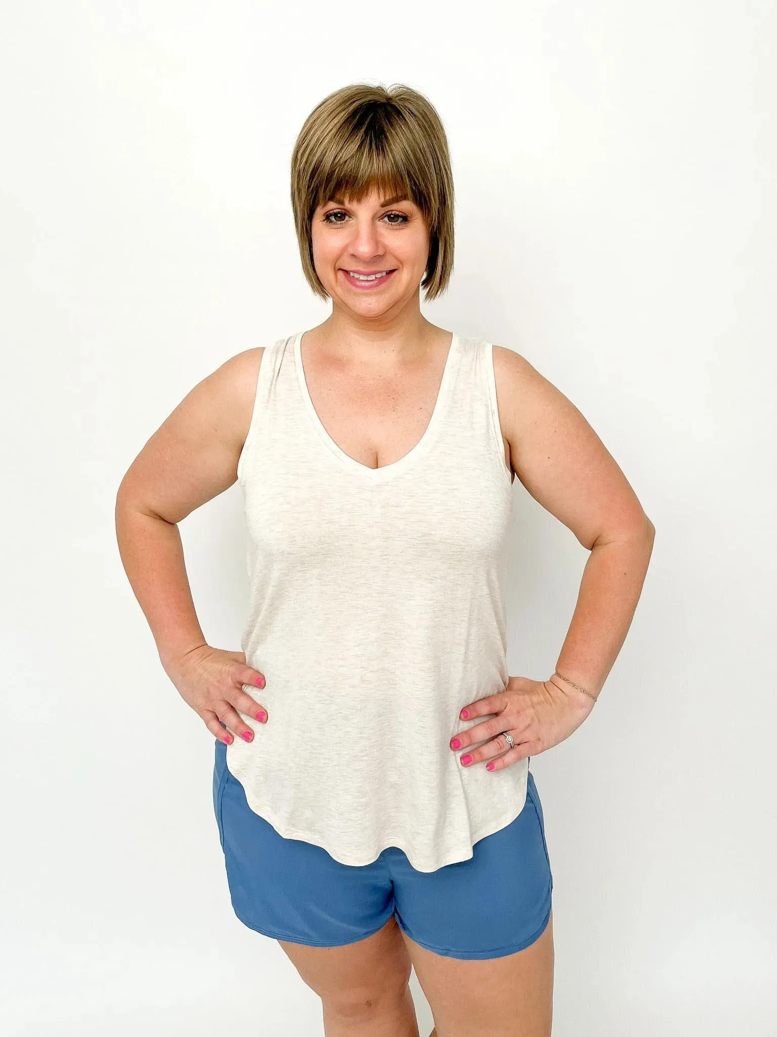 Oatmeal Sleeveless Tank