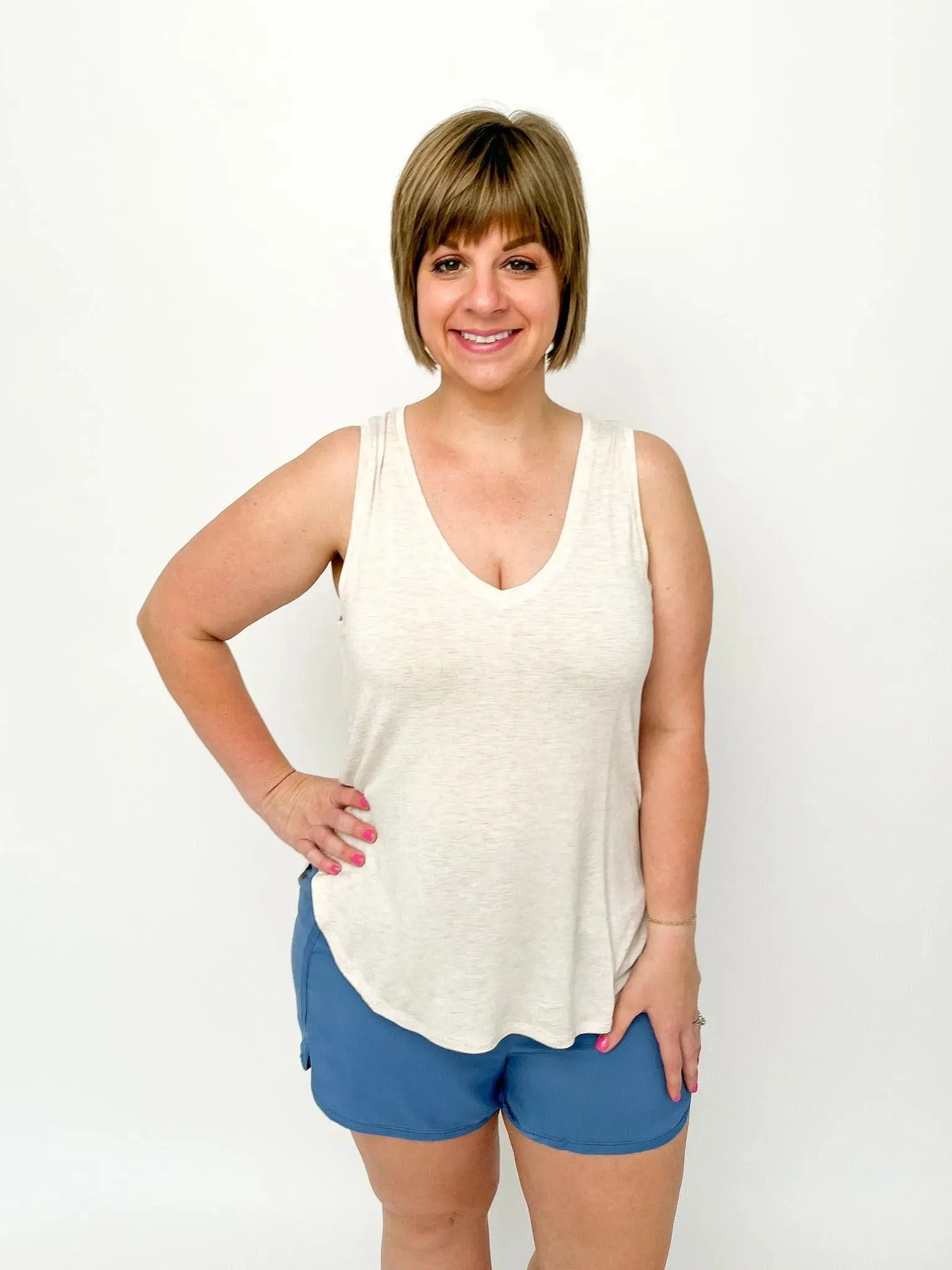 Oatmeal Sleeveless Tank