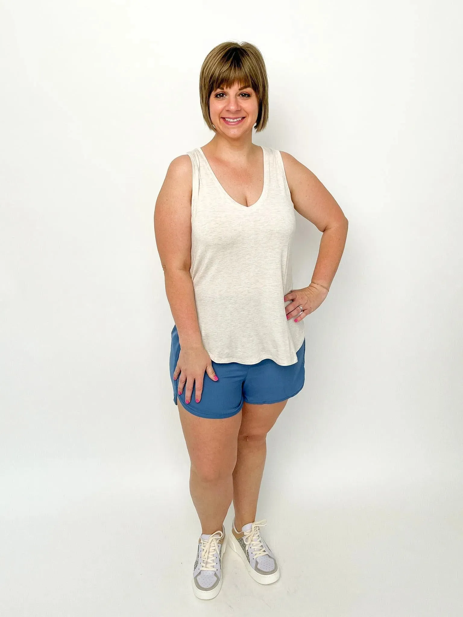 Oatmeal Sleeveless Tank