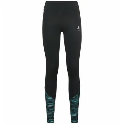 Odlo Women's Zeroweight Print Reflective Running Tights