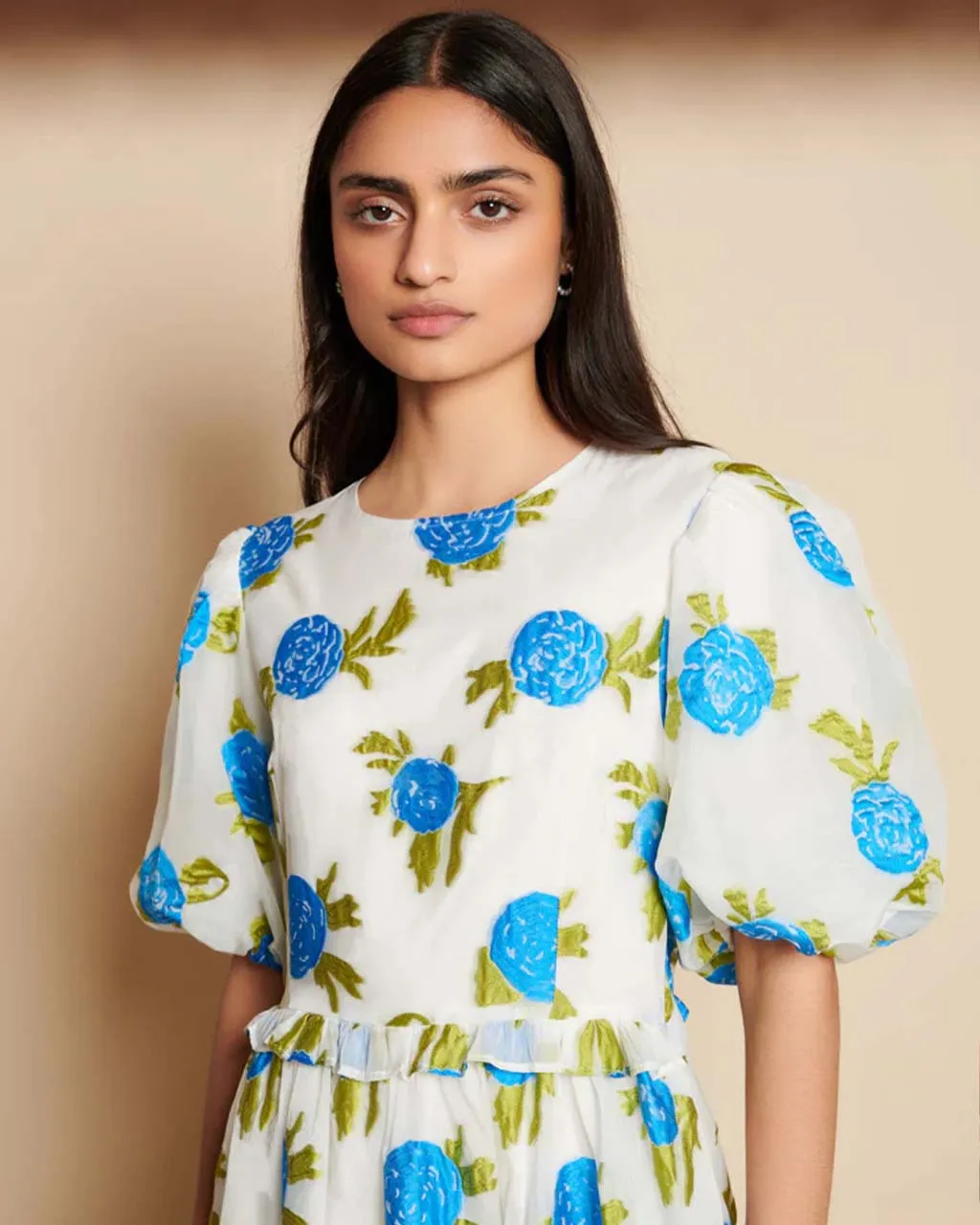 Orchard Jacquard Midi Dress