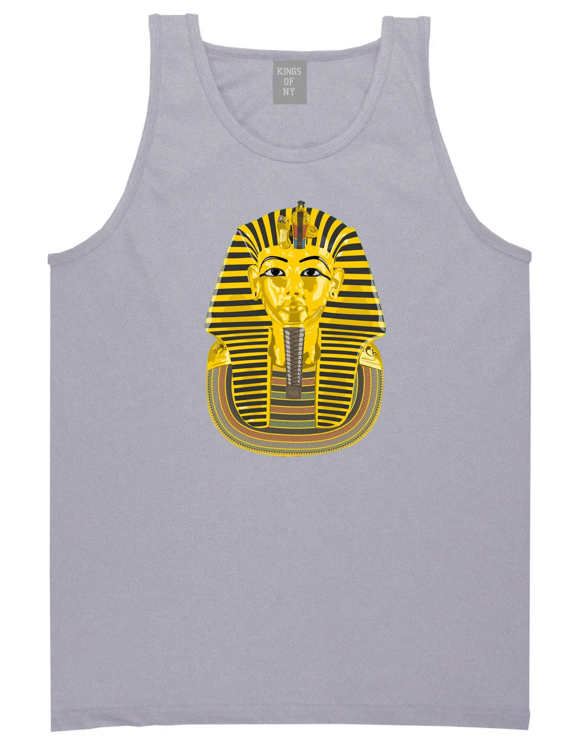 Pharaoh Egypt Gold Egyptian Head Tank Top