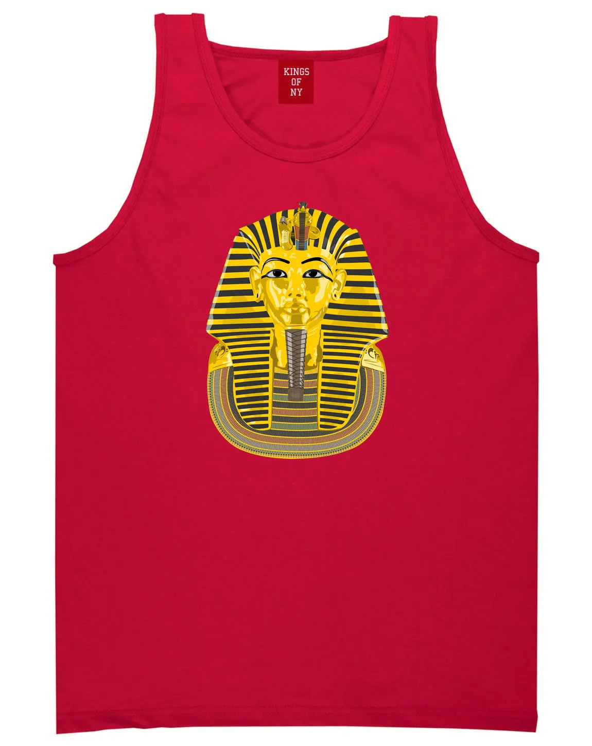 Pharaoh Egypt Gold Egyptian Head Tank Top