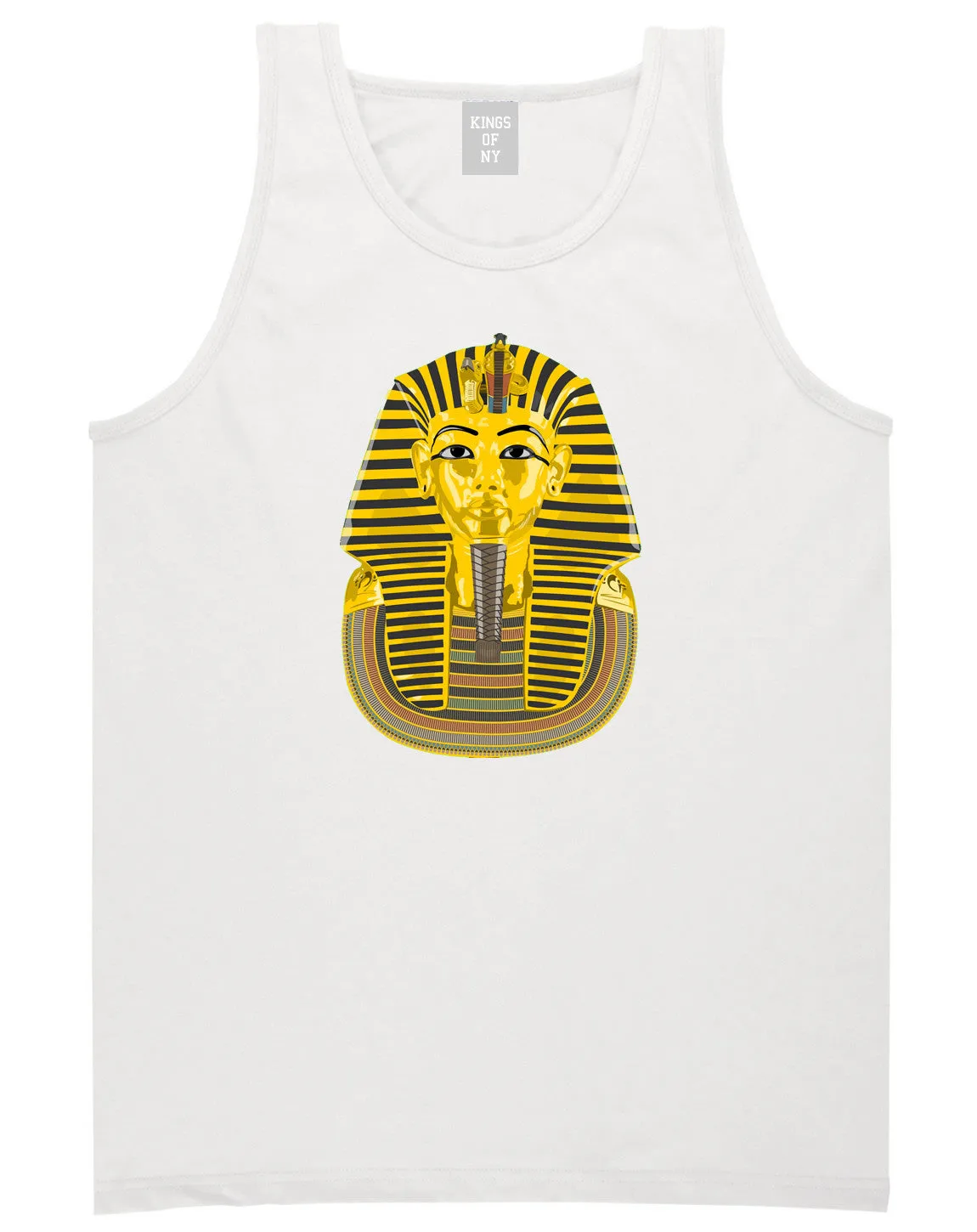 Pharaoh Egypt Gold Egyptian Head Tank Top