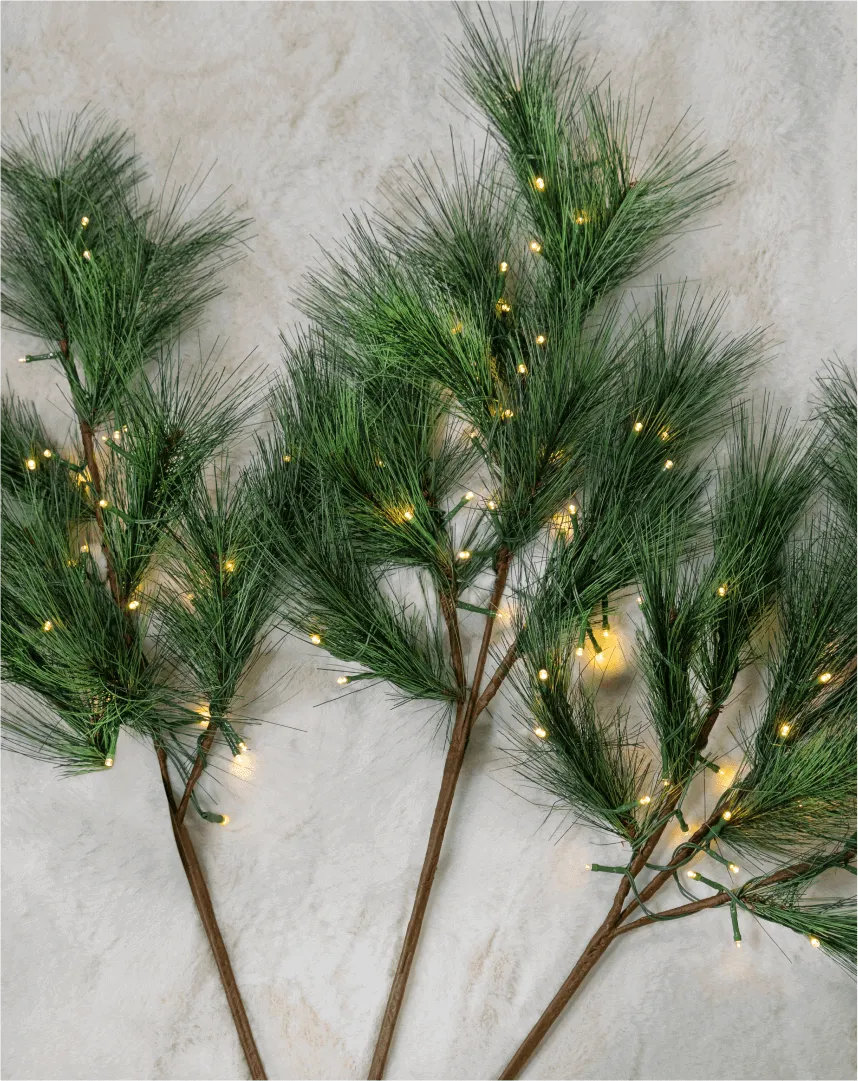 Pine LED Branches (3 Pack) | King of Christmas