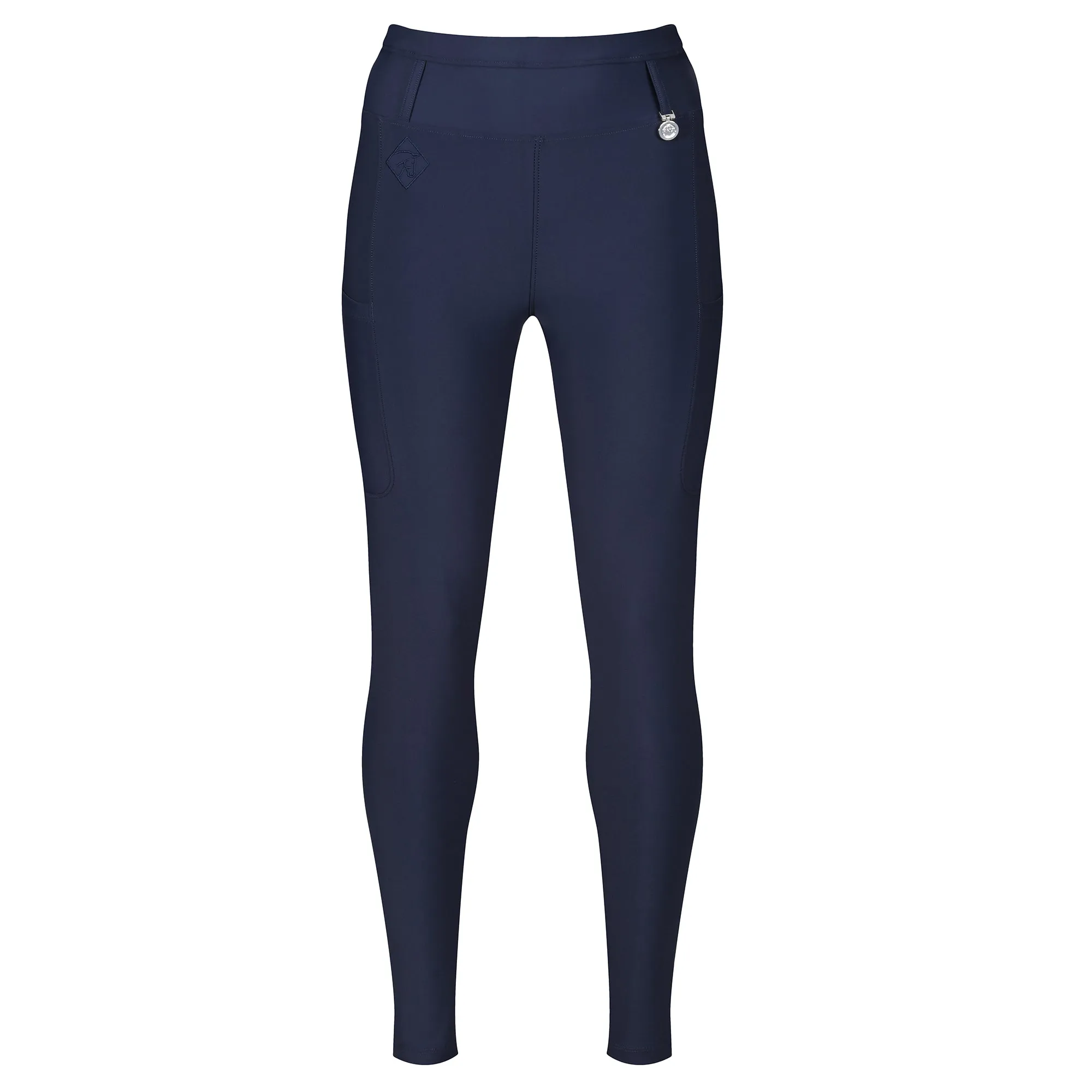 Premium Navy Equestrian Riding Tights by Halt Equestrian - Superior Comfort and Style for Riders