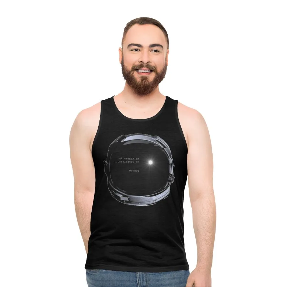 "Radiohead 'No Surprises' Unisex Tank Top | 90s Alt Music Tee"