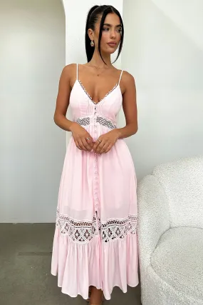 Rhodes Maxi Dress - Baby Pink