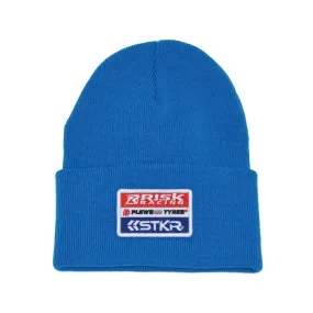 Risk Racing Blue Team Beanie