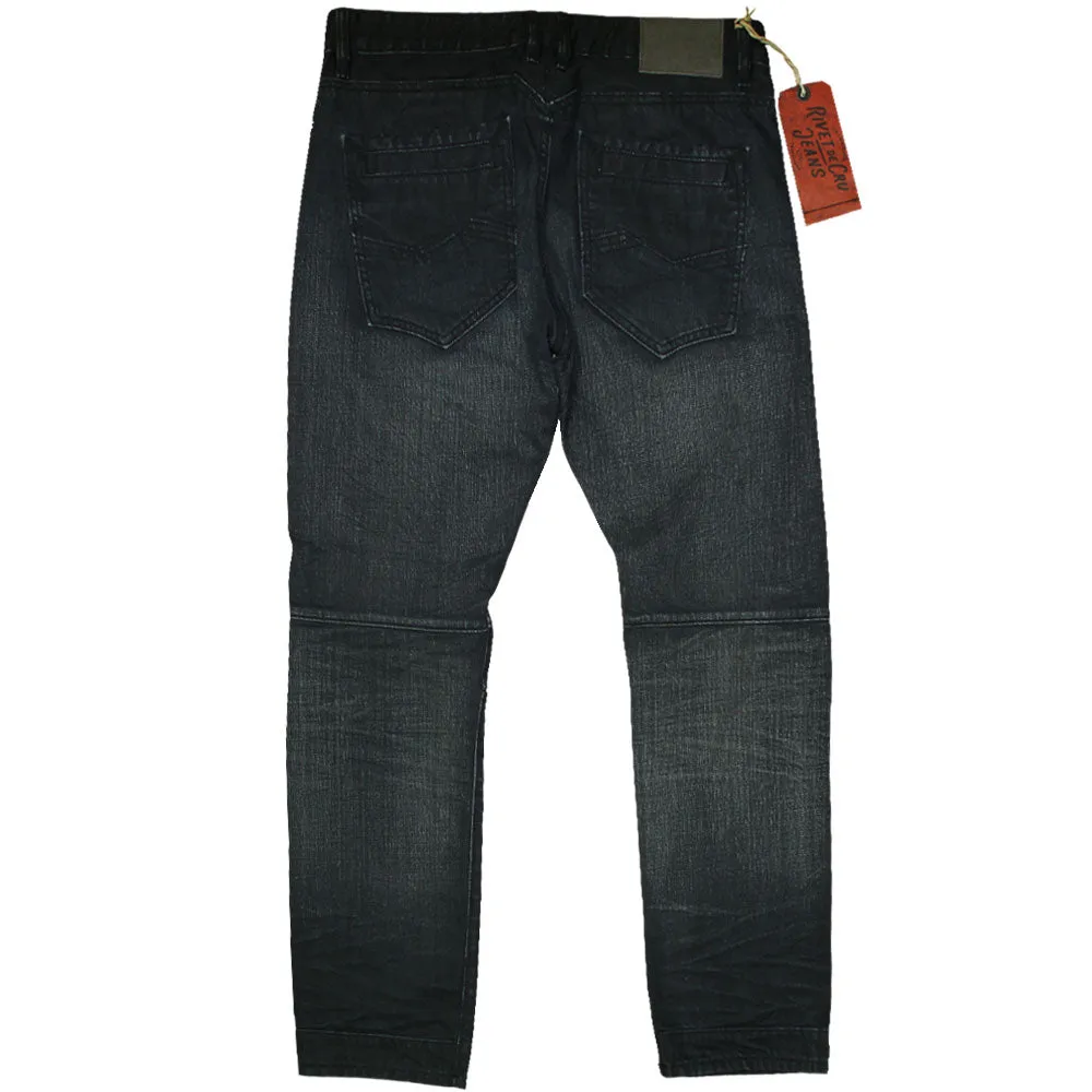 Rivet De Cru Blue Knights Moto Tapered Jeans