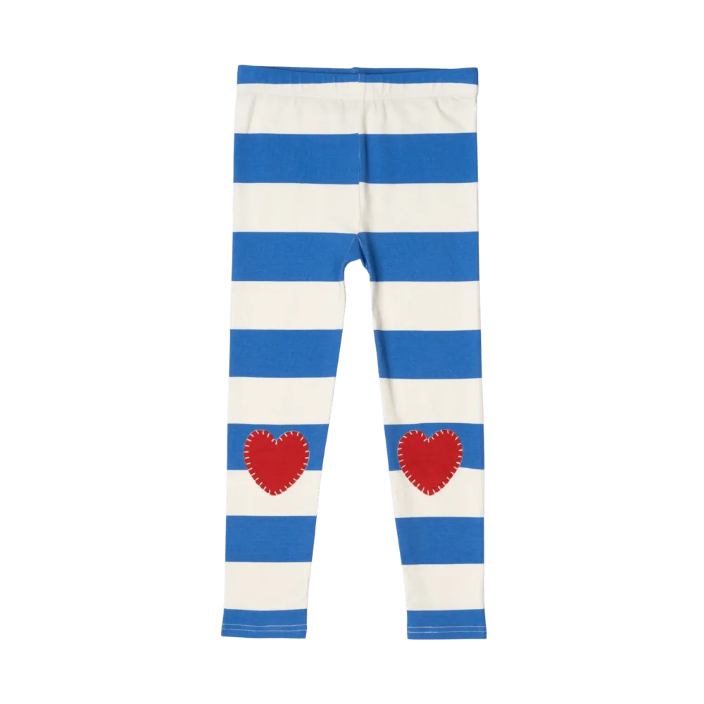 ROCK YOUR BABY - HEART TIGHTS BLUE/CREAM