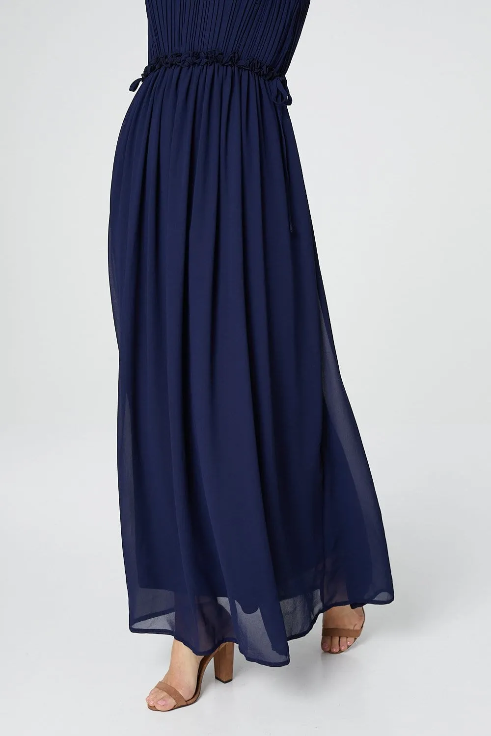 Ruched Bodice Maxi Dress