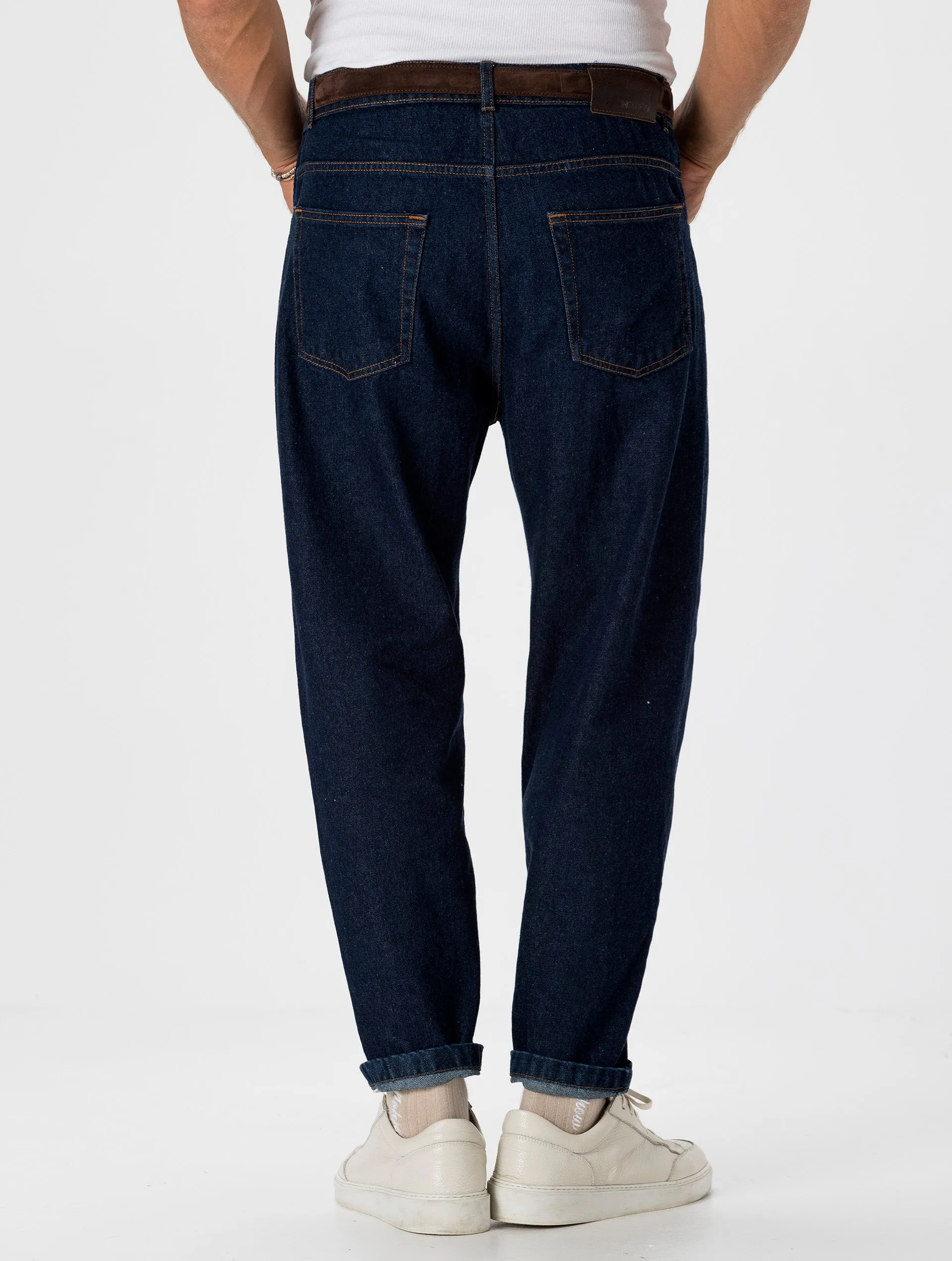 RYUKO STRAIGHT JEANS IN BLUE DENIM