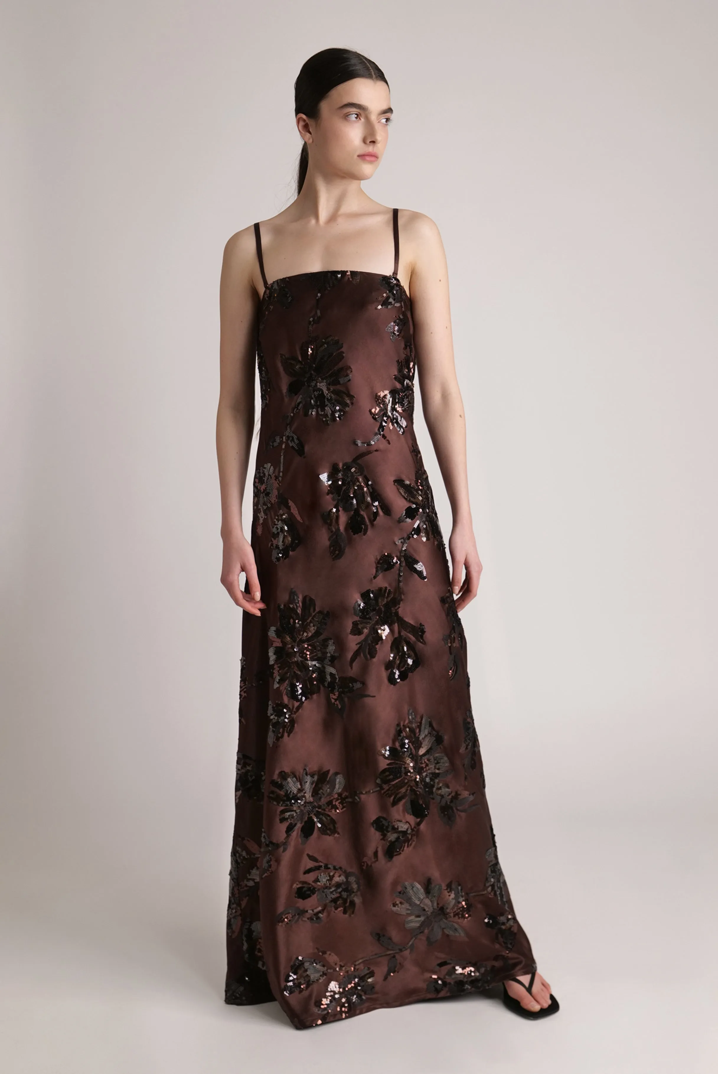 SABINA MUSAYEV Raya Dress - Dark Brown