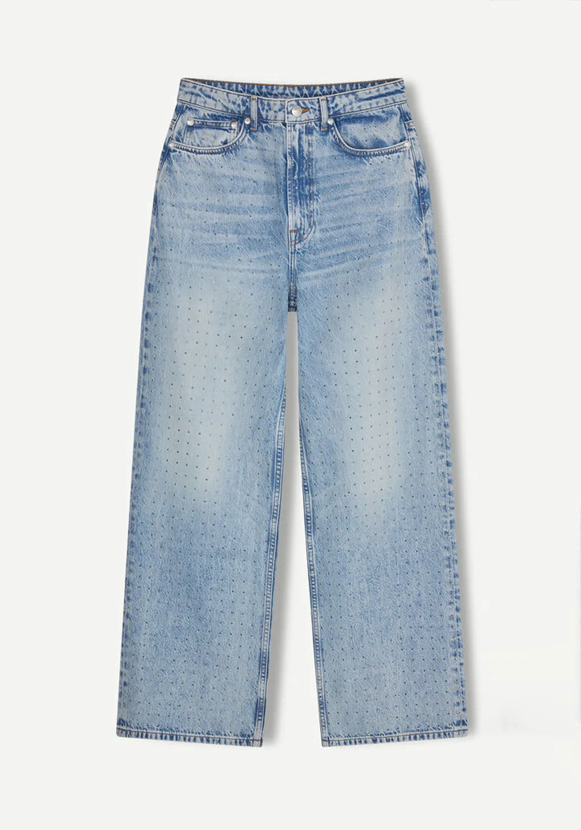 SASHELLY STUD JEAN FROZEN BLUE STUDS