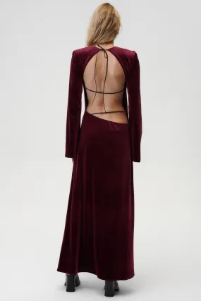 Scandale Dress Burgundy