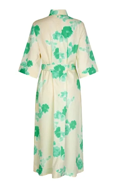 Second Female Green Print Maxi Dress