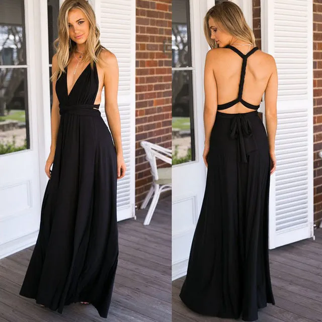 Sexy Women Boho Maxndage Long Dress Party Infinity Robe Longue