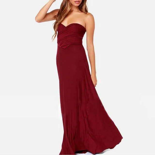 Sexy Women Boho Maxndage Long Dress Party Infinity Robe Longue