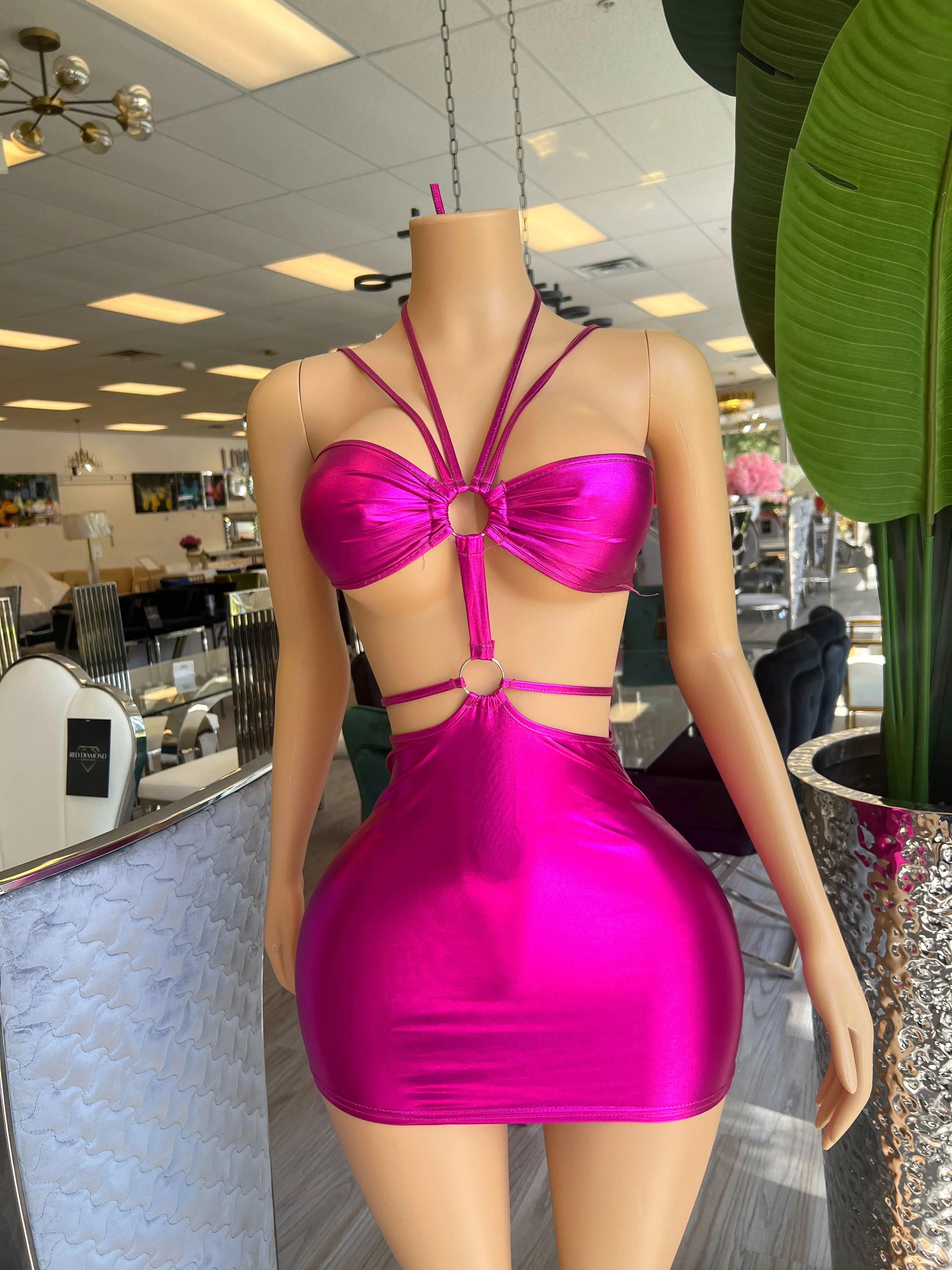 Sexy Y2K Pink Dress